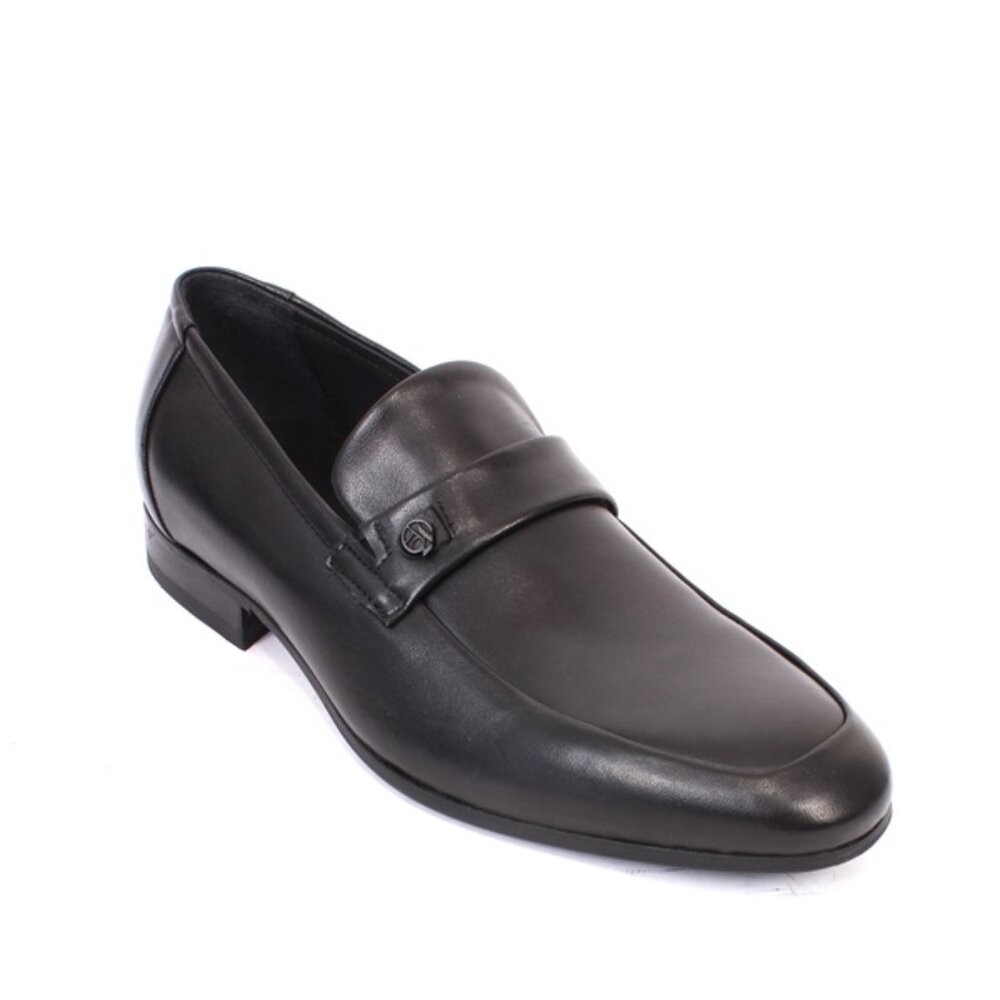 Giovanni Conti 3147 Black Leather Classic Dress Shoes